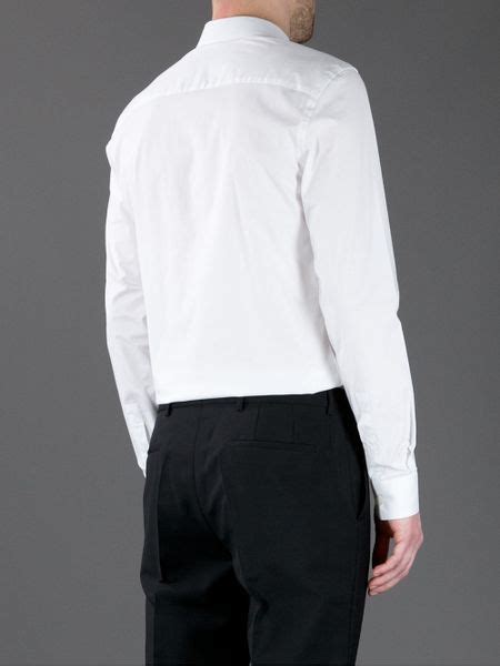 white button-up givenchy shirt|Givenchy Casual shirts and button.